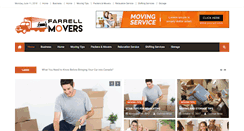 Desktop Screenshot of farrellmovers.com